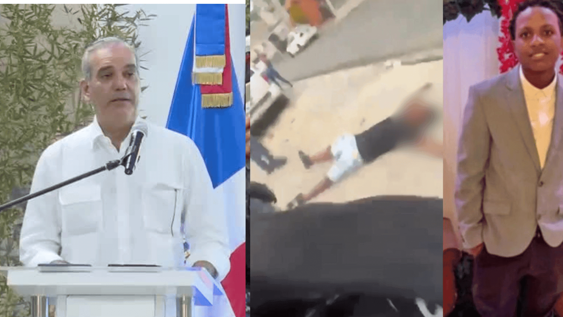 Presidente Abinader expresa su total indignación, califica de "animal" al responsable de la muerte de un joven en Herrera