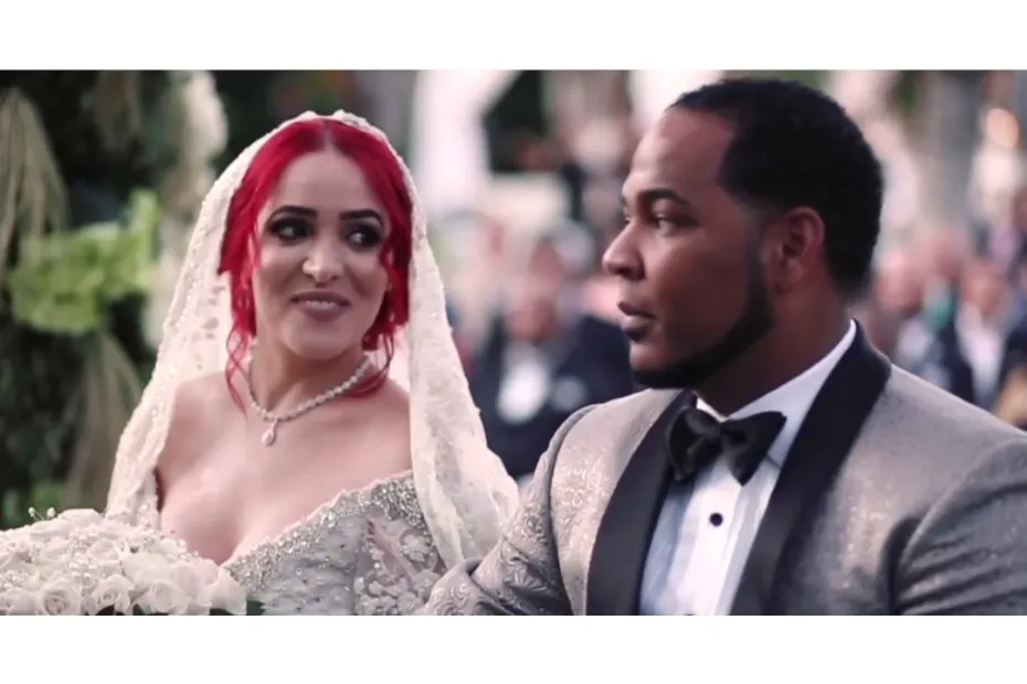 Karen Yapoort y Edwin Encarnación