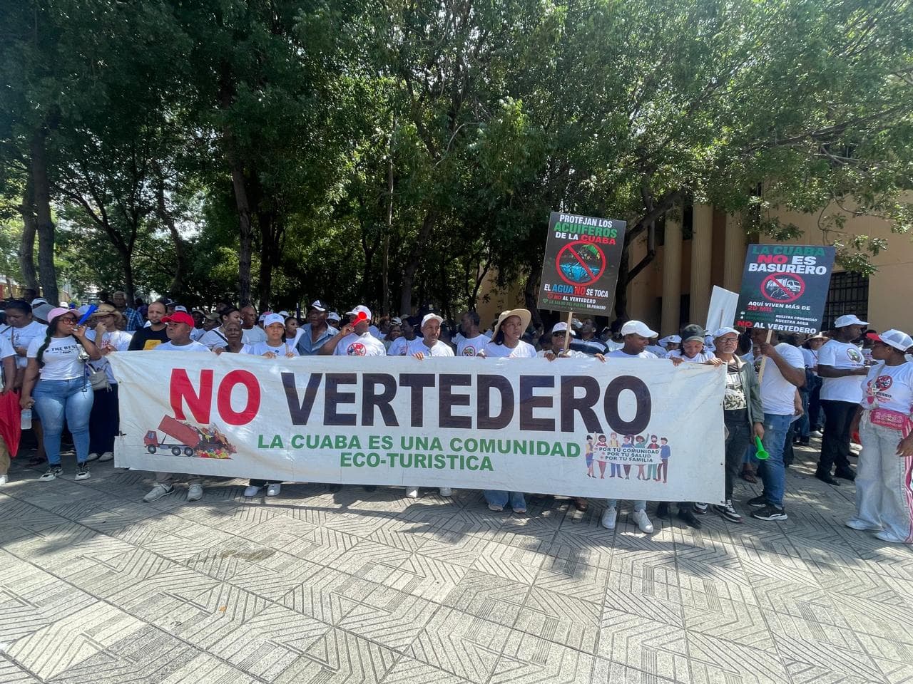 Comunidades de La Cuaba intensifican rechazo a relleno sanitario: “No nos moverán”