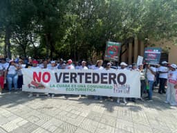 Comunidades de La Cuaba intensifican rechazo a relleno sanitario: “No nos moverán”