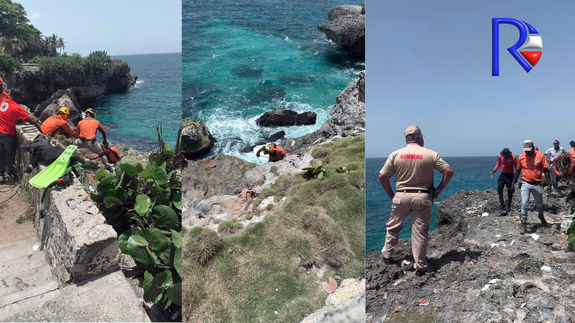 Intensifican búsqueda de persona desaparecida tras caer al mar en la avenida España