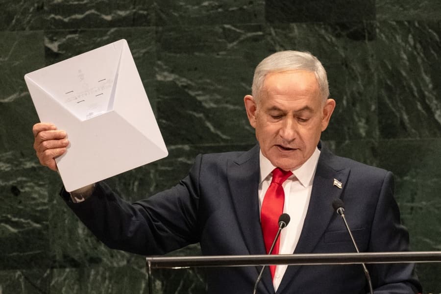 Un Netanyahu a la defensiva ante la ONU: niega genocidio, ataca a Europa y cita la Biblia